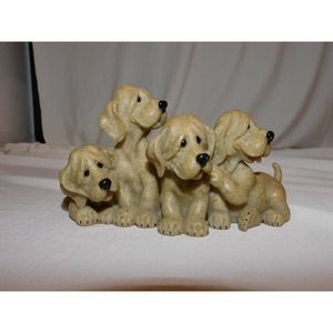 2001 SECOND NATURE DESIGN QUARRY CRITTERS "PUZZLED" DOG FIGURE #50244